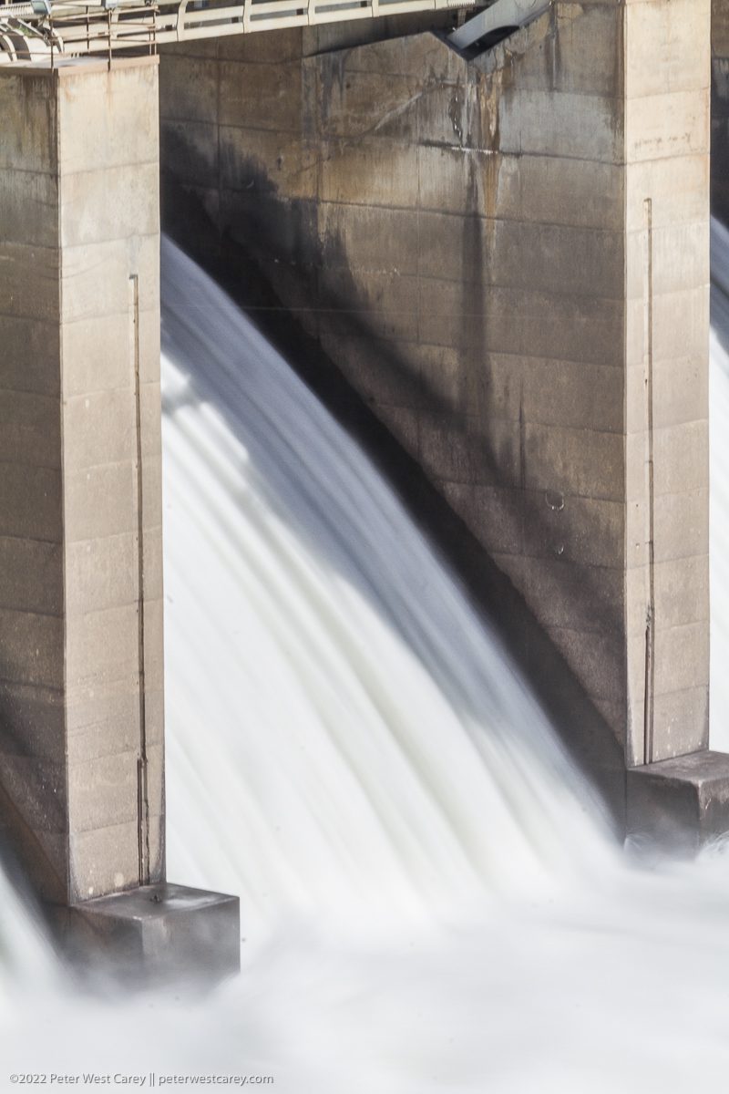 Spillway of hydro electric power dam – USA